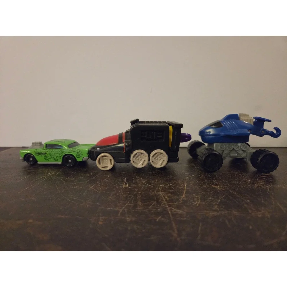 Vintage Hot Wheels Lot 1957 Chevy Dragon 1993 McDonalds Key Car Shark Truck